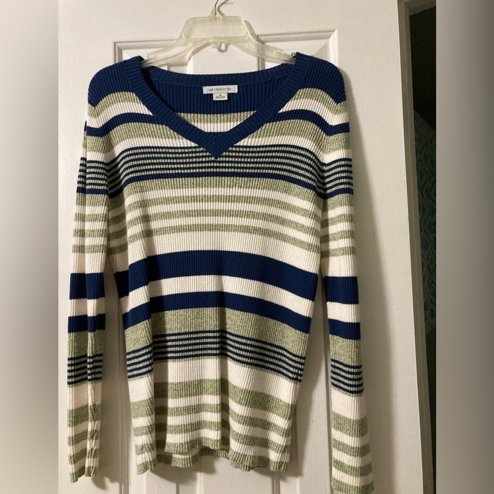 Navy stripe sweater